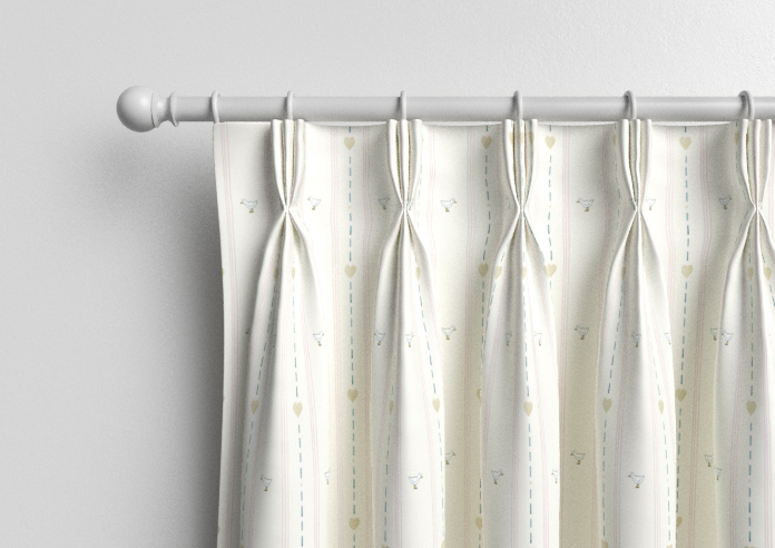 Puddle Down, Duck Stripe Dollymix - Made to Measure Curtains - Image 11